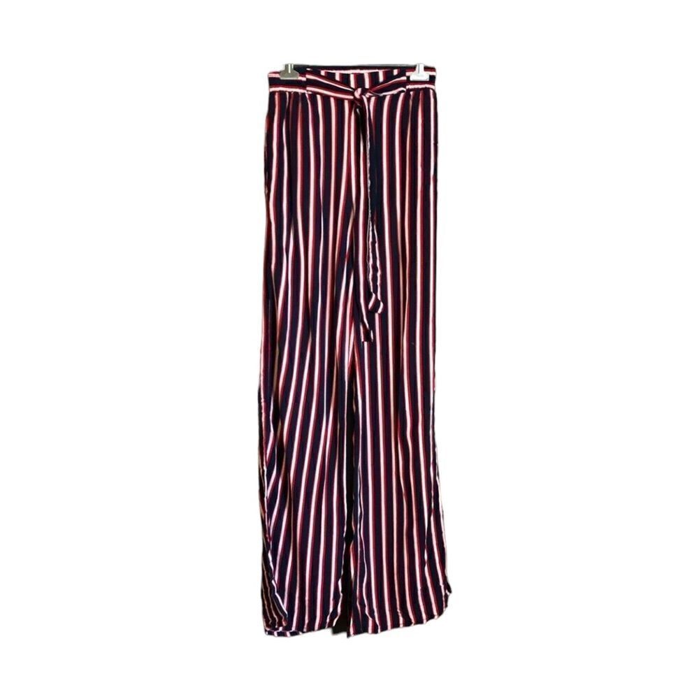 3 for $30! Blue notes striped flowly pants.